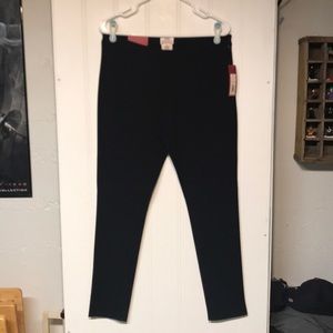 Merona black stretch pants NWT